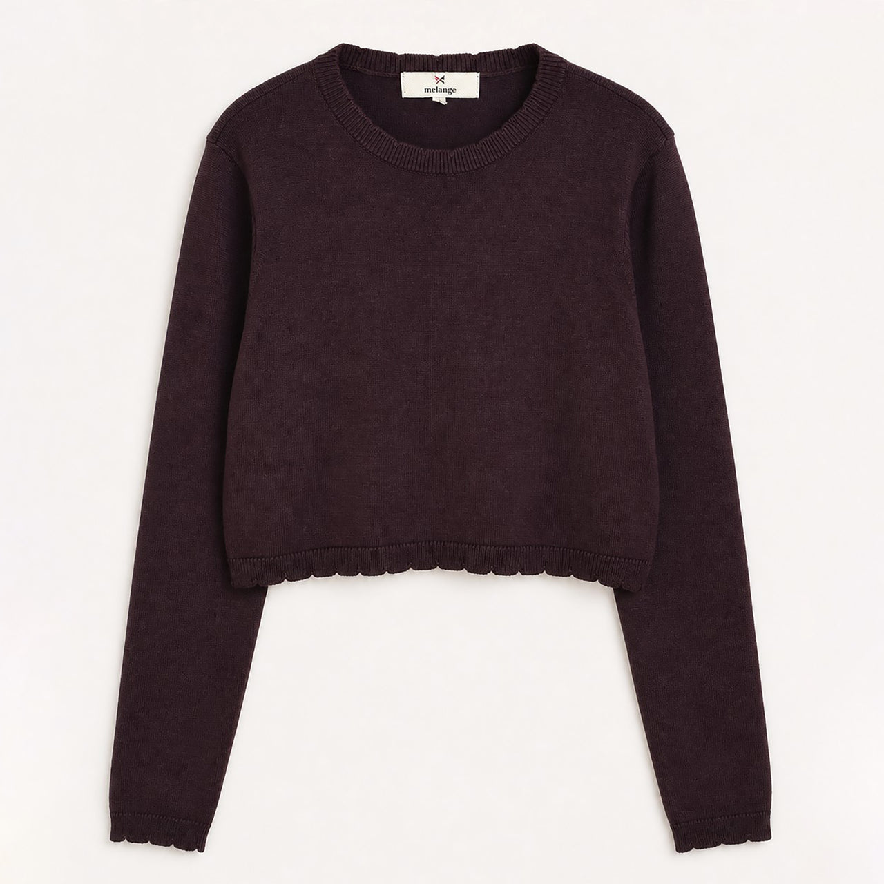 Melange Knitted Sweater