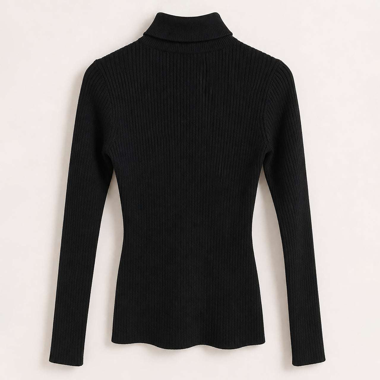 Melange Basic Knit Turtleneck
