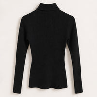 Melange Basic Knit Turtleneck