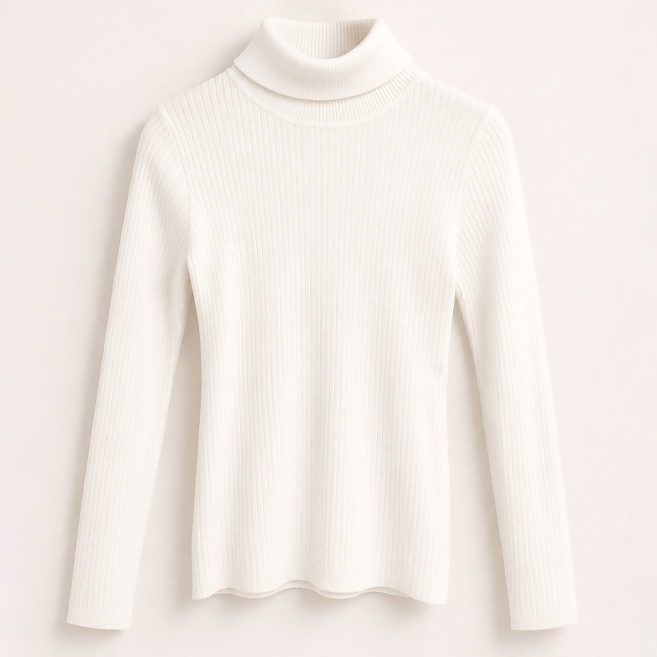 Melange Basic Knit Turtleneck