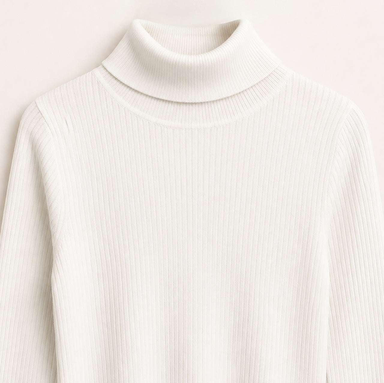 Melange Basic Knit Turtleneck