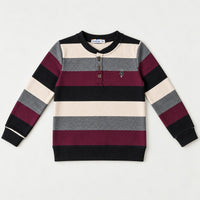 French Terry Striped Shirt