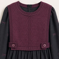 Vest Bow Tie Dress