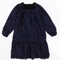 Floral Velvet Printed Dress