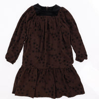 Floral Velvet Printed Dress