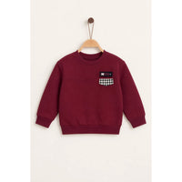 Melange Boys Check Pocket Shirt