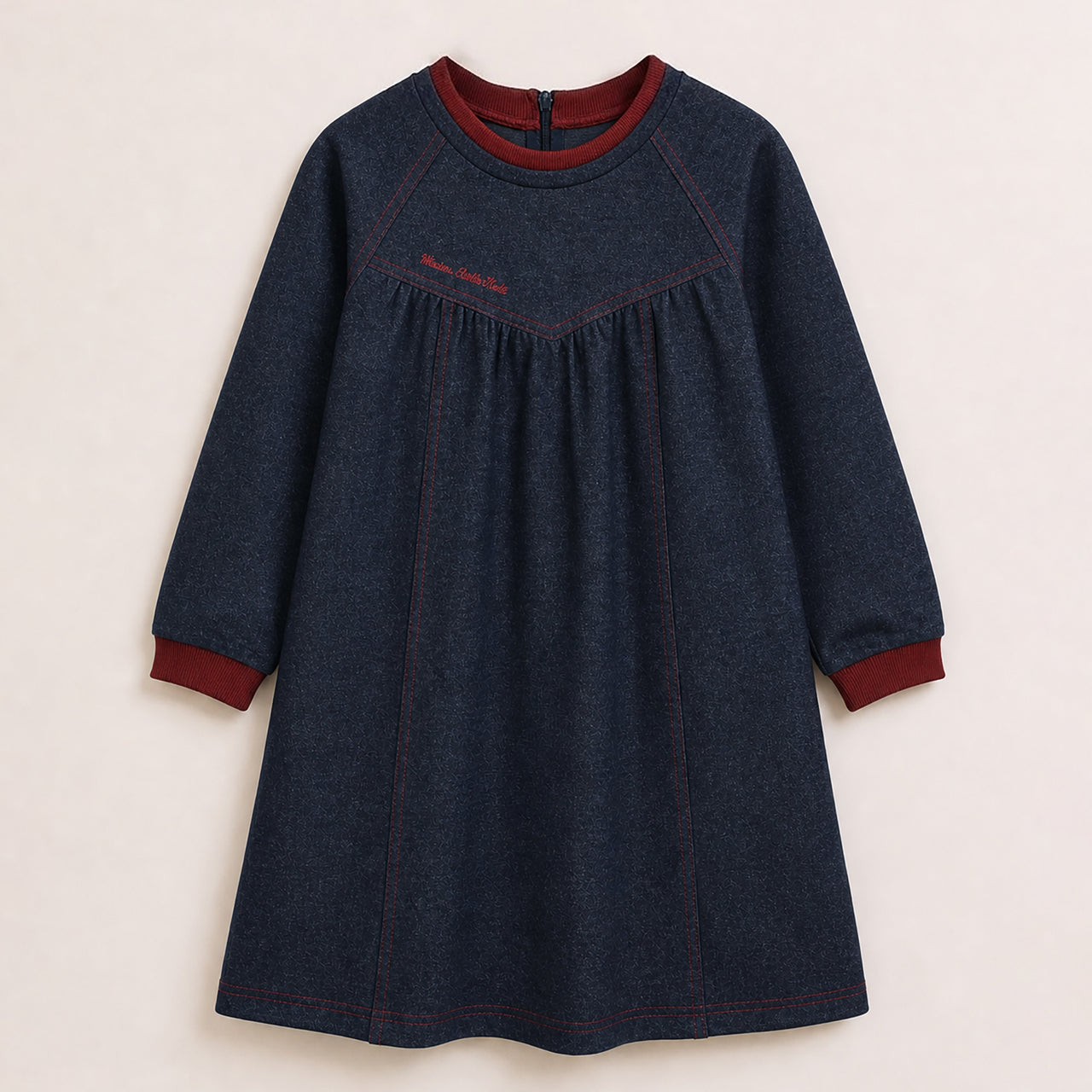 Triangle Yoke Dress