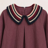 Crochet Collar Dress