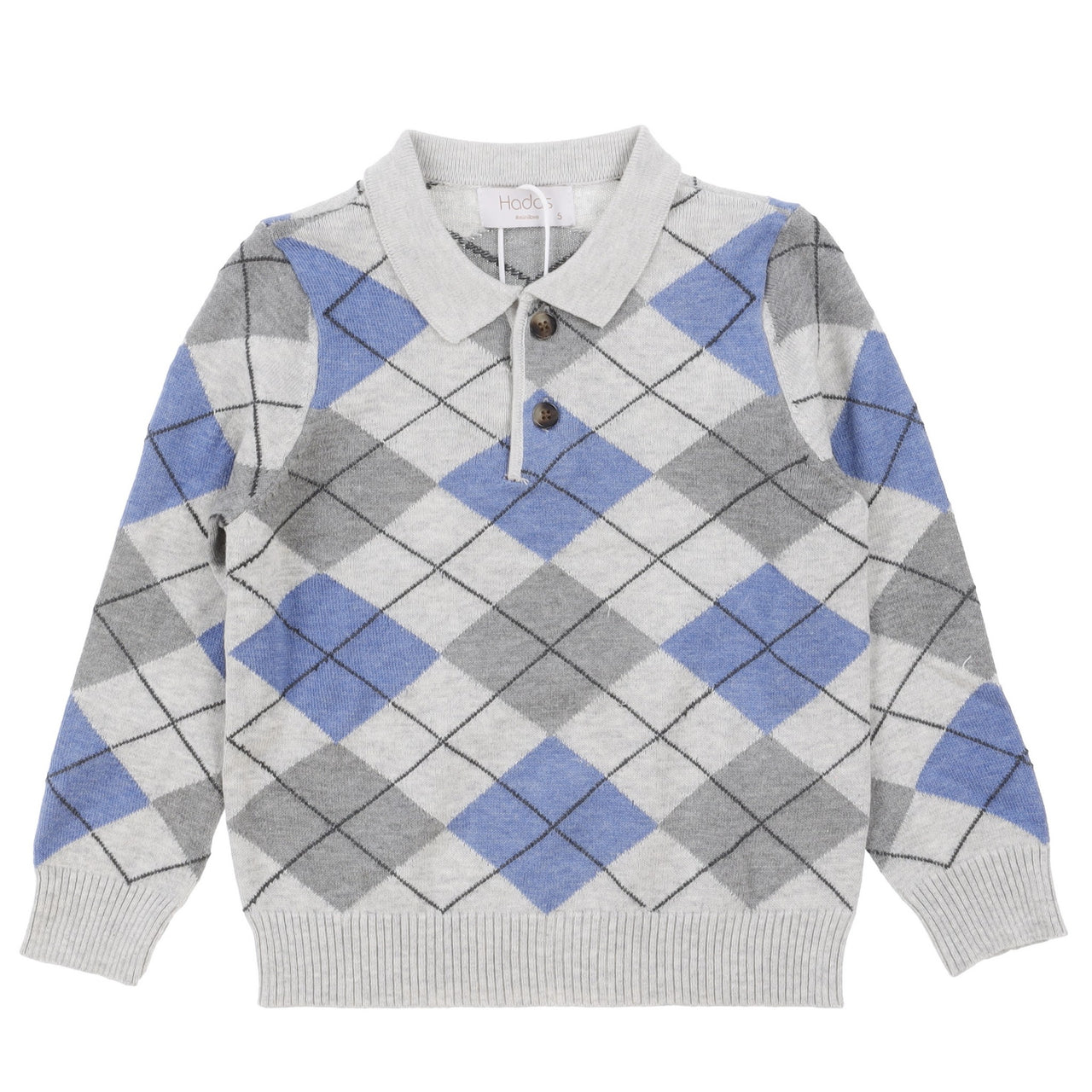 Hadas Boys Argyle Knit Sweater