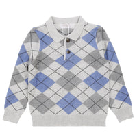 Hadas Boys Argyle Knit Sweater