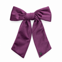 Velvet Bow Clip