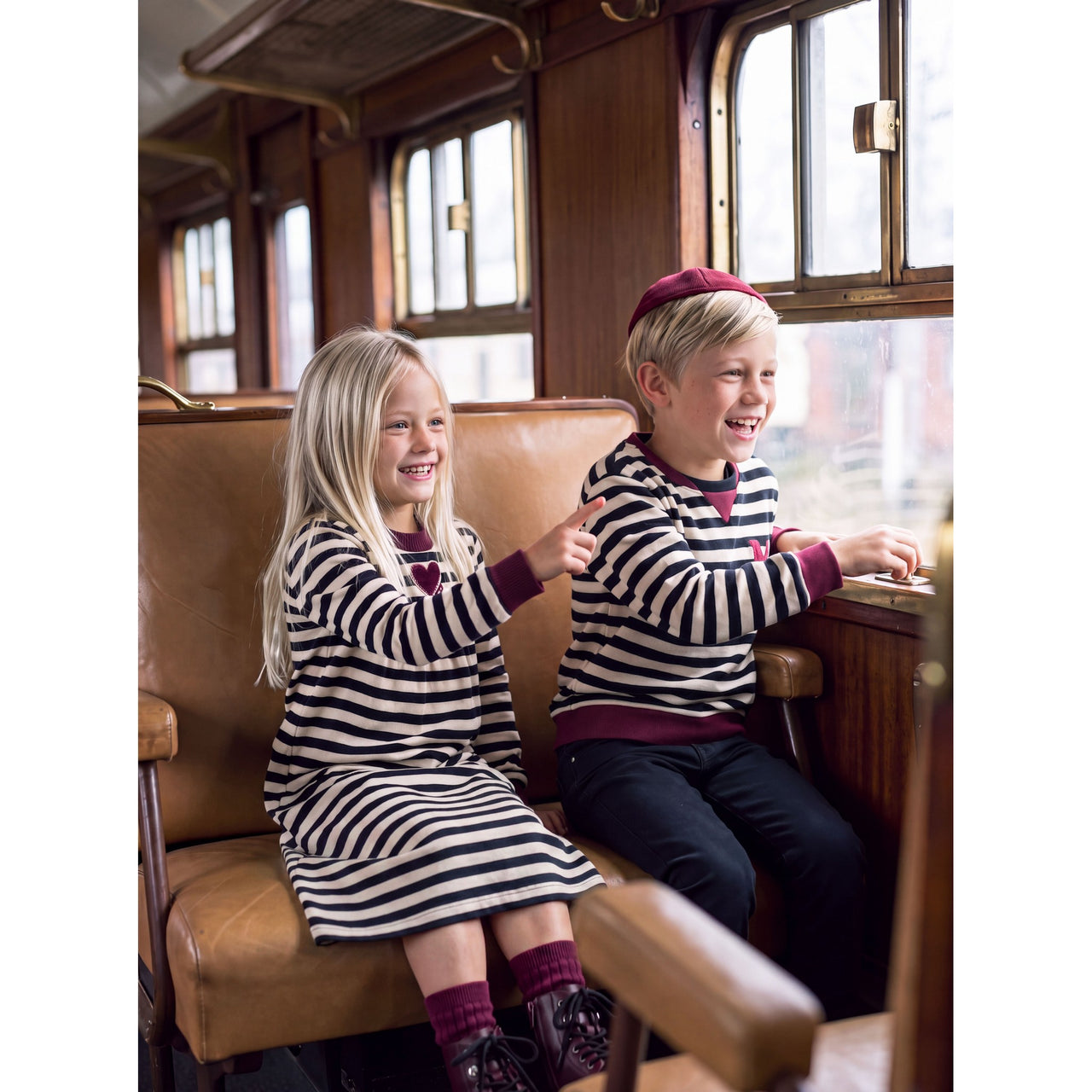 Melange Striped Dress