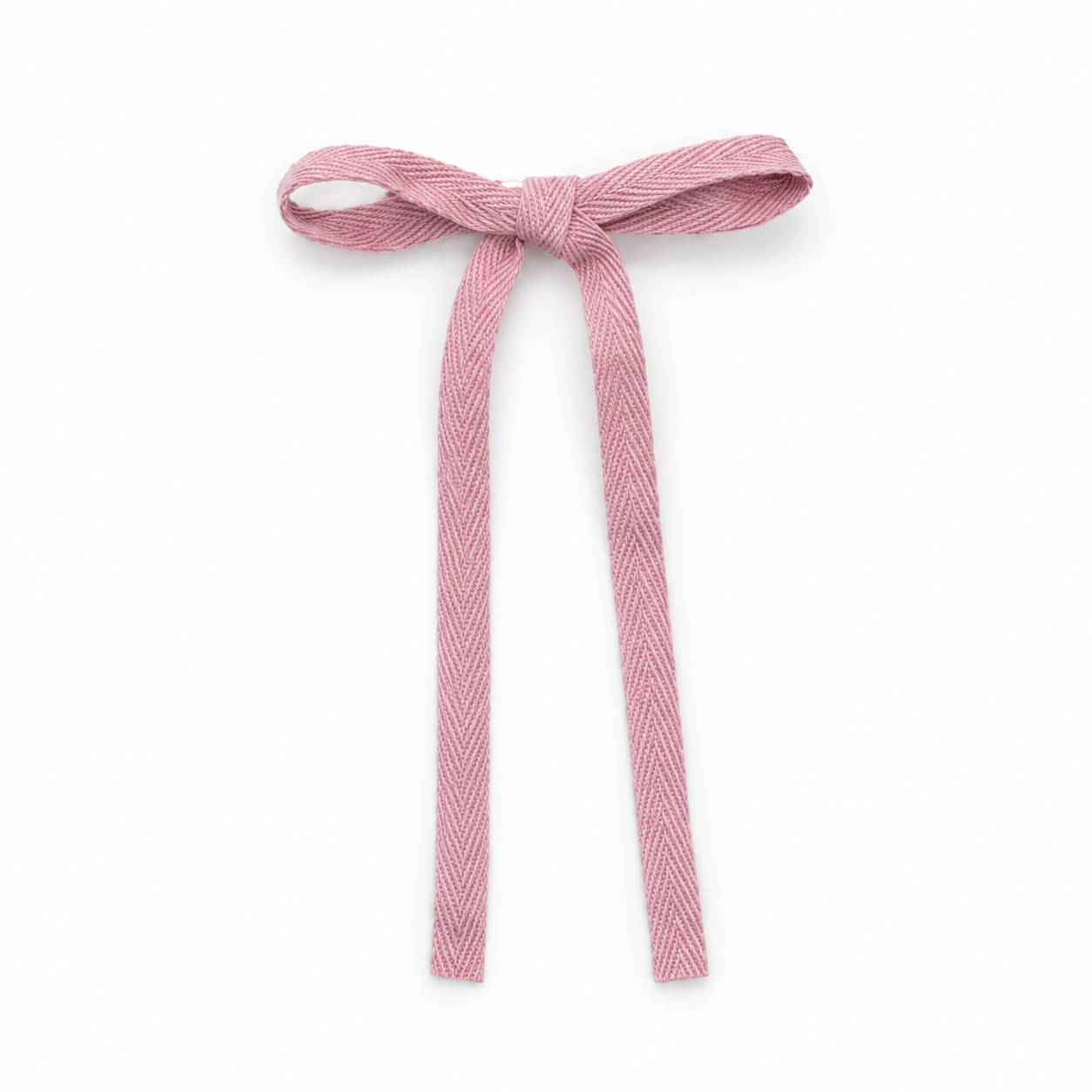 Woven Ribbon Bow Hair Tie