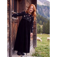 Melange Embroidery Robe
