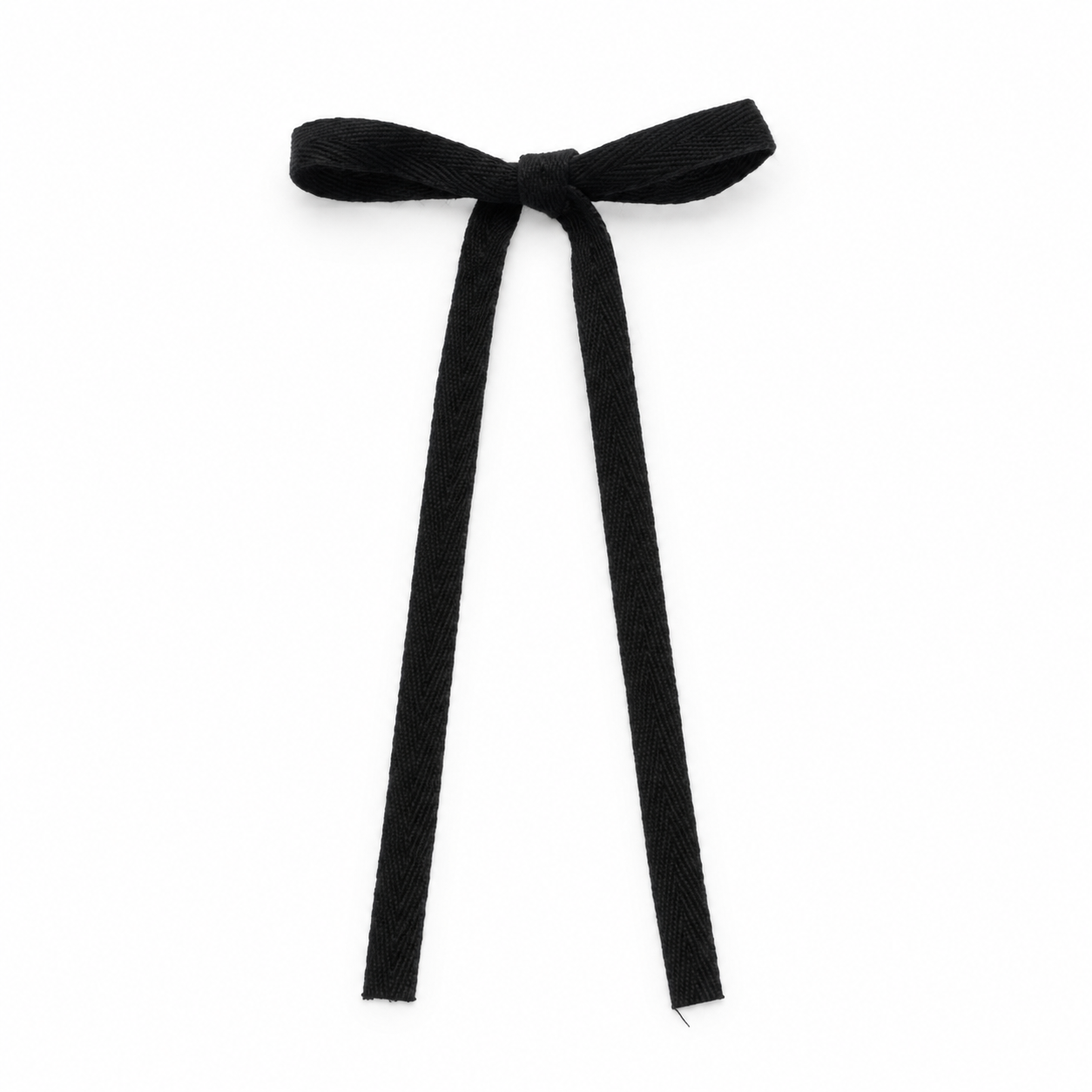 Woven Ribbon Bow Hair Tie