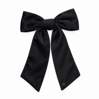 Velvet Bow Clip