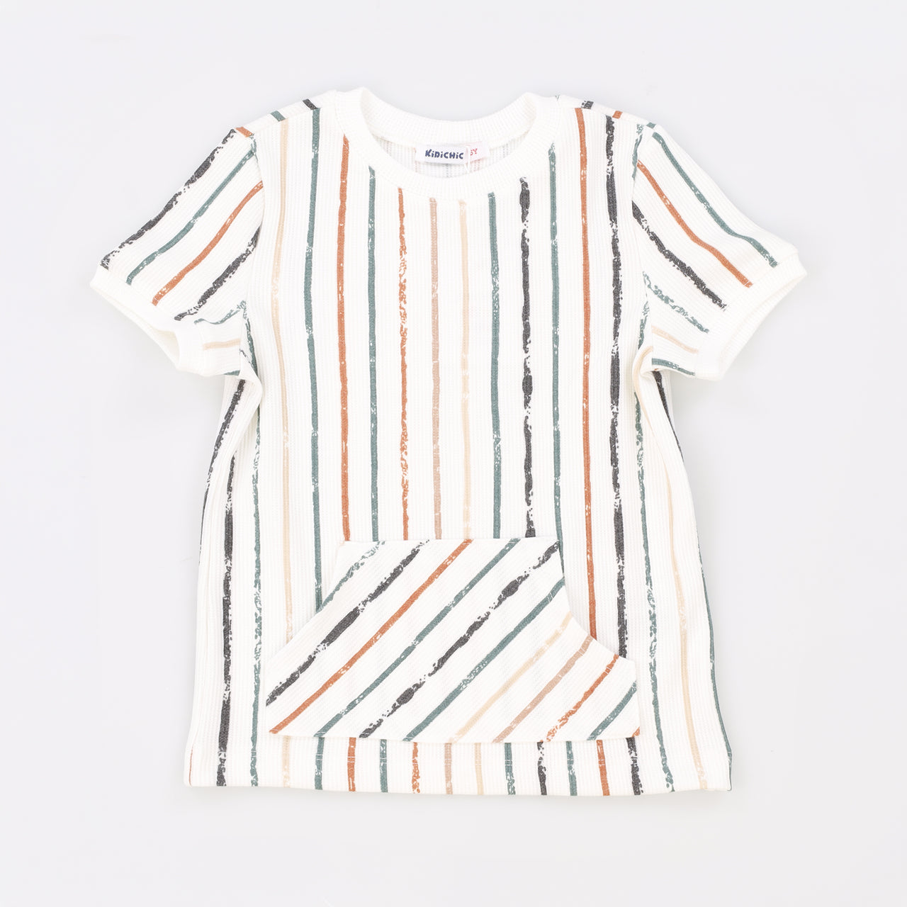 Stripe Waffle Top