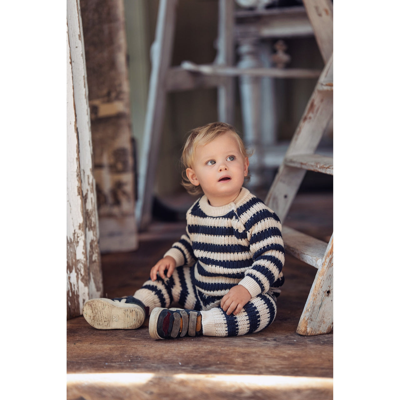 Hadas Baby Knit Striped Sweater