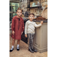 Hadas Pleated Collar Dress