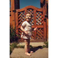 Melange Crochet Straps Baby Set