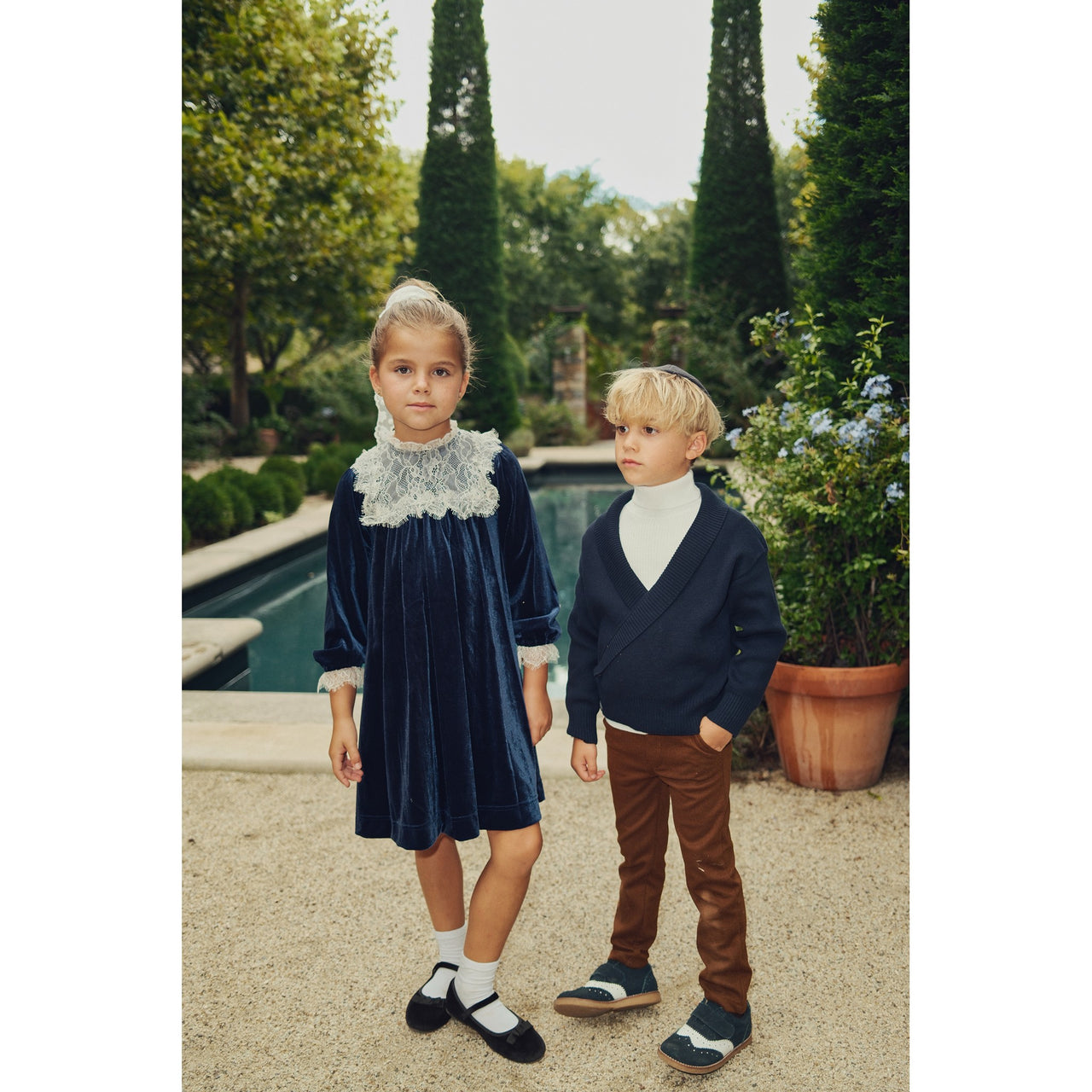 Hadas Velvet Lace Dress