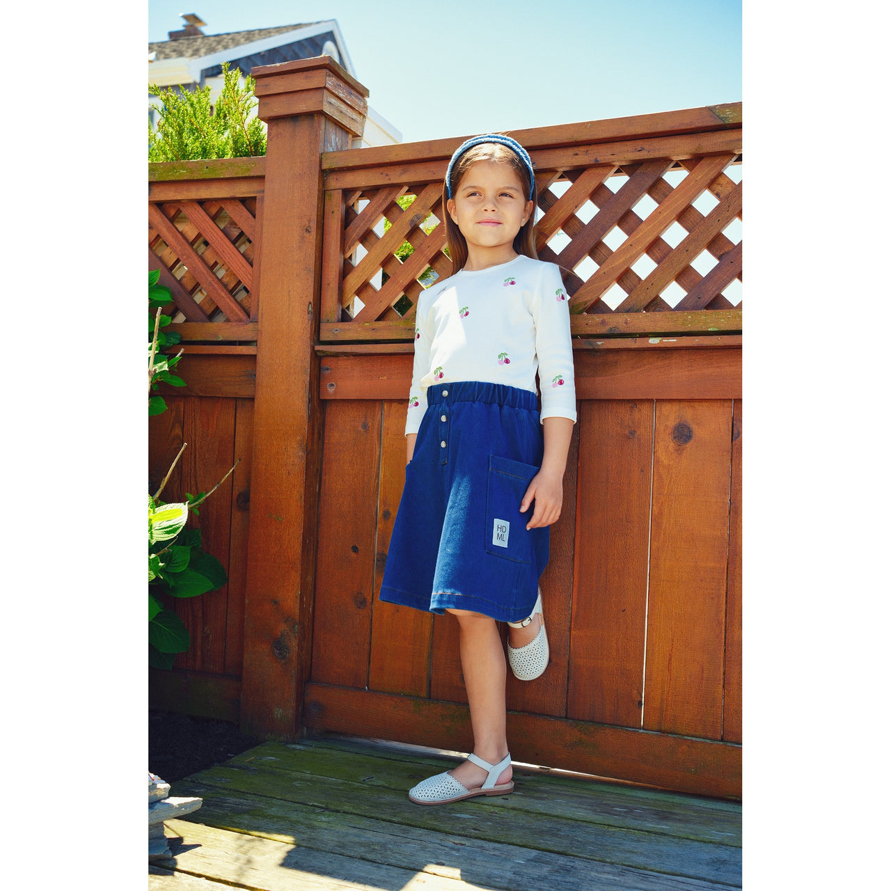Hadas Soft Denim Skirt