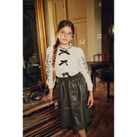 Melange Bow Top