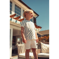 Stripe Waffle Top