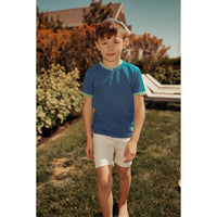 Colorblock Collar Tee