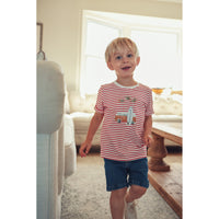 Melange Boston Striped Top