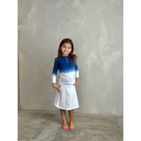 Girls Dip Dye Henley