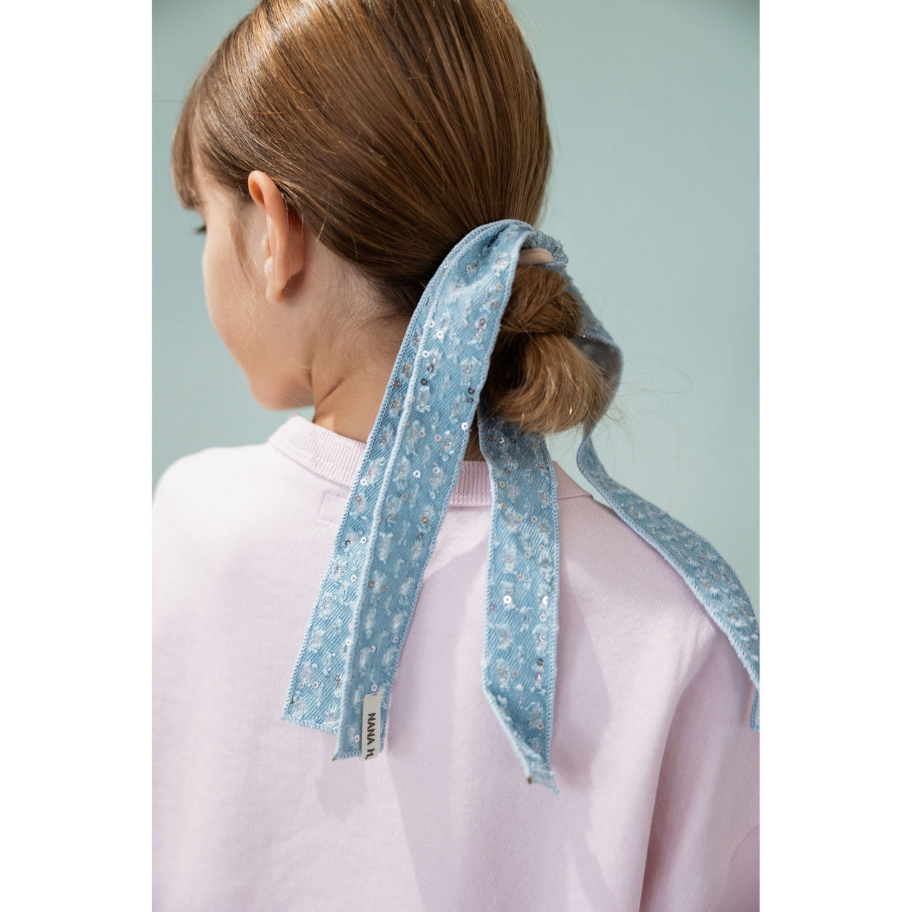 Nana Denim Sequin Rubberband