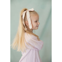 Nana Canvas Long Bow Ribbon Clip