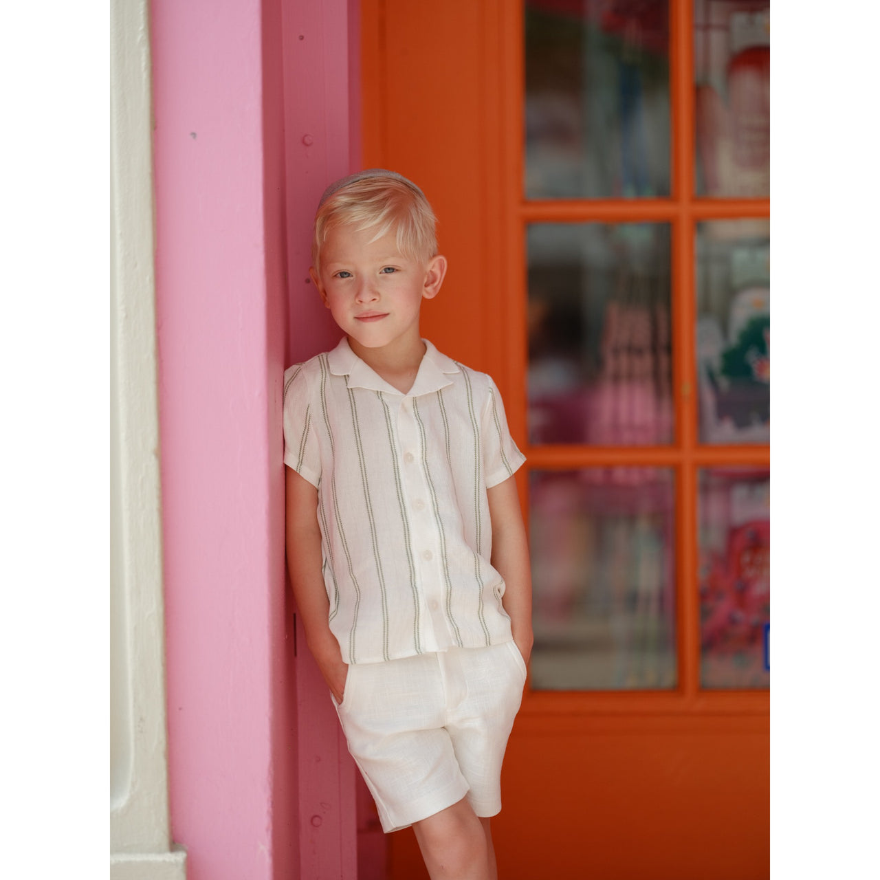 Melange Striped Shirt