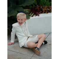 Hadas Striped Linen Blazer