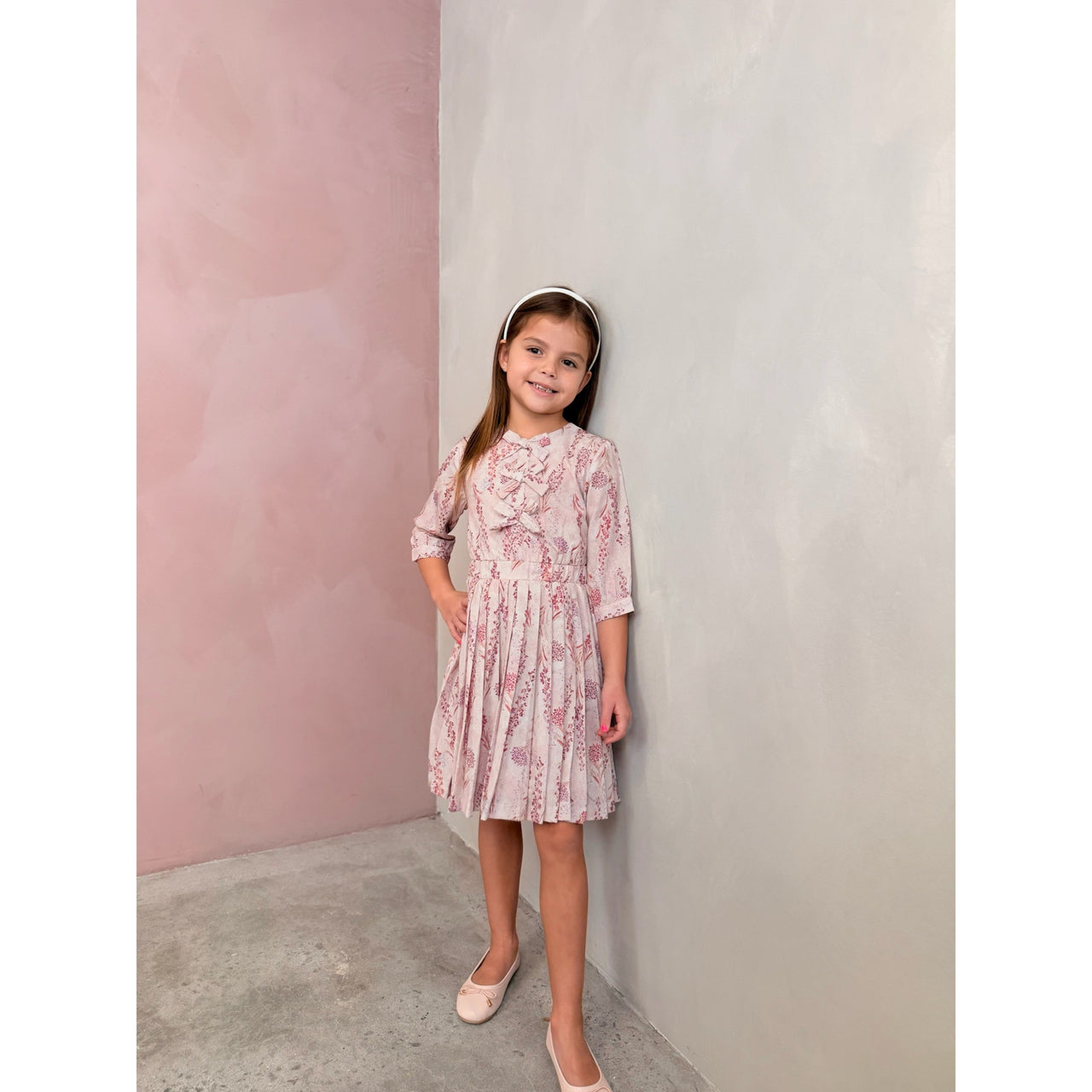 Peony Pleated Dress – Kidichic