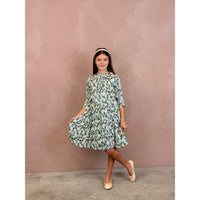 Peony Pleated Dress