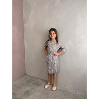 Printed Pleated Skirt