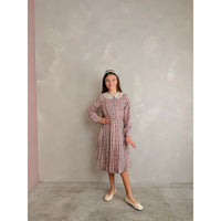 L.S Pleated Collar Dress