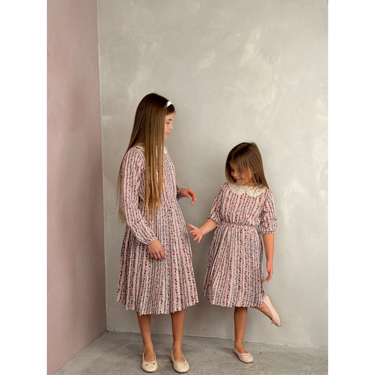 Pleated Collar Dress