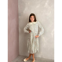 L.S Pleated Collar Dress