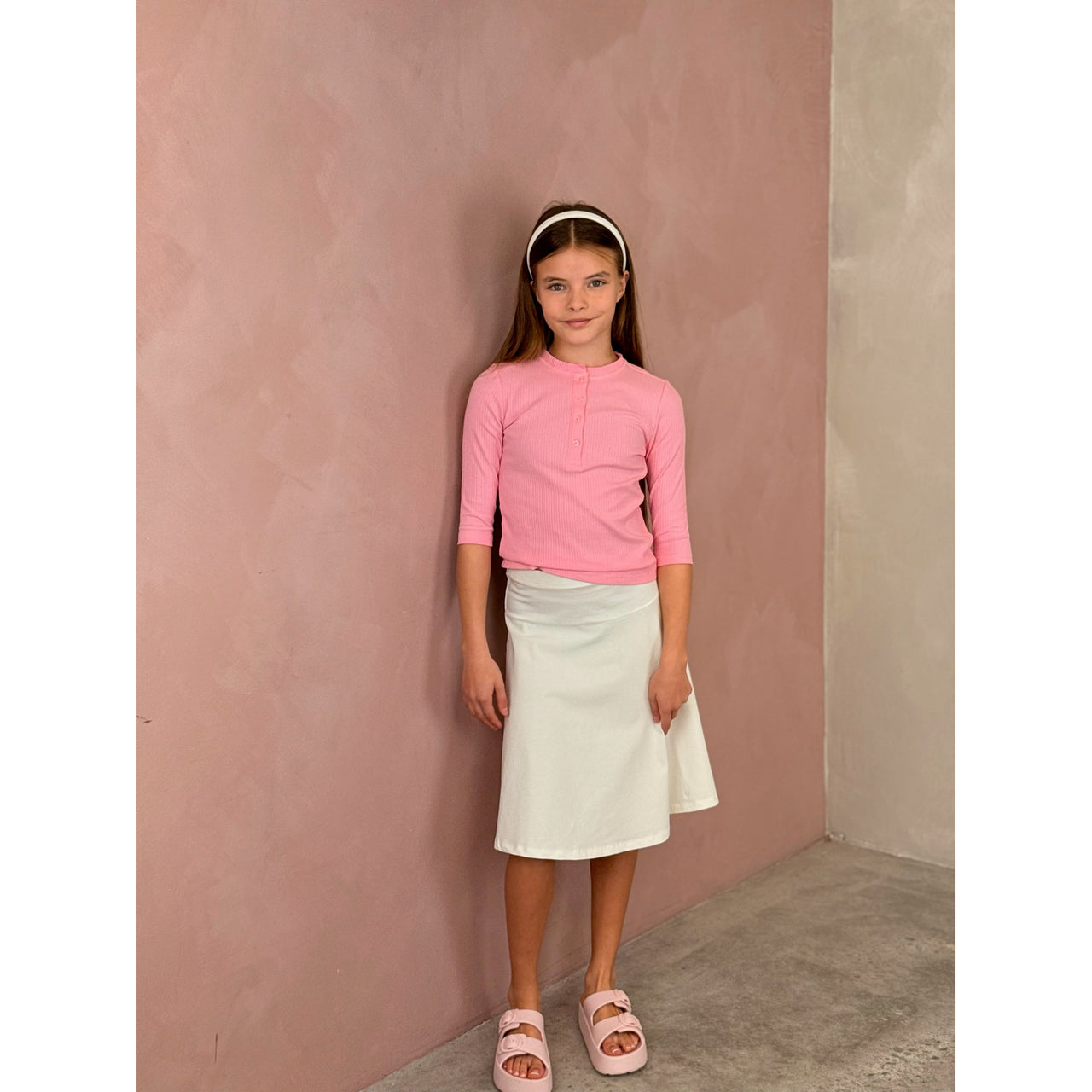 Girls Basic Henley