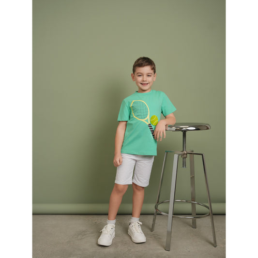 Boys Tennis Racket Tee