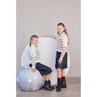 Melange Accordian Pleat Skirt