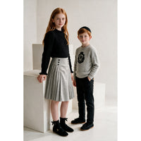 Woven Pleats Skirt