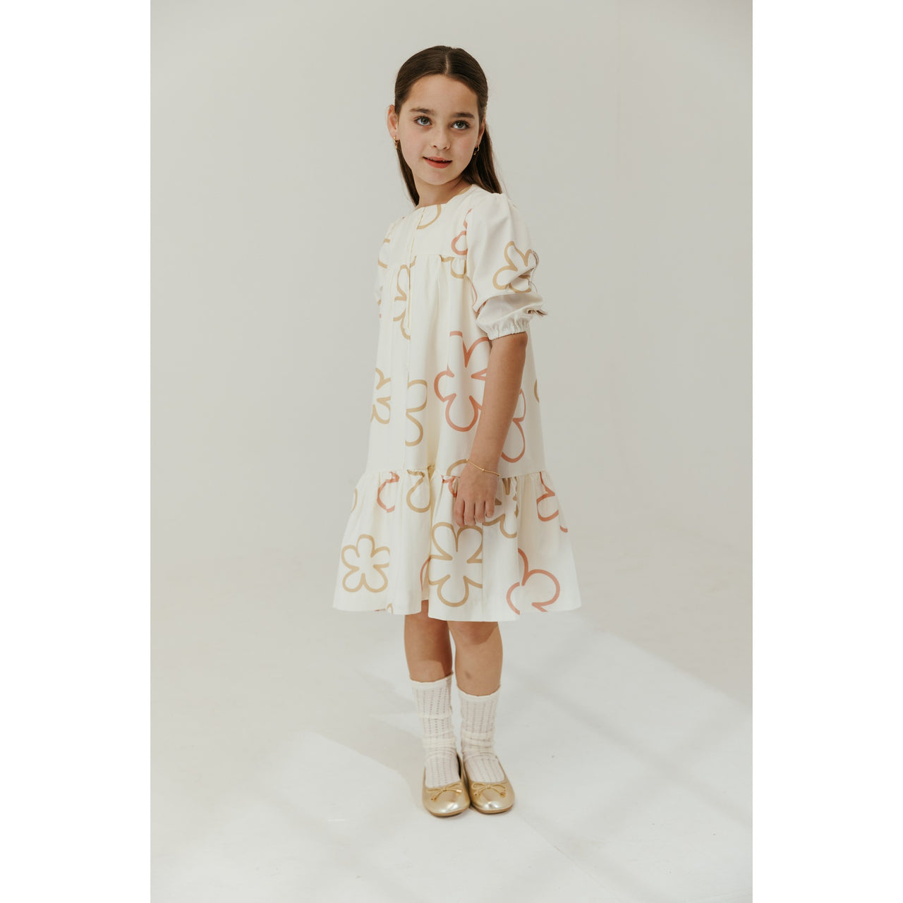 Flower EMB Dress