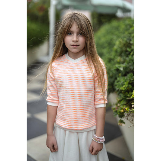 Hadas Knit Square 3/4 Top