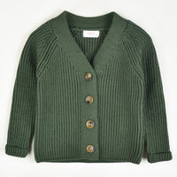 Hadas Rib Knit Baby Cardigan