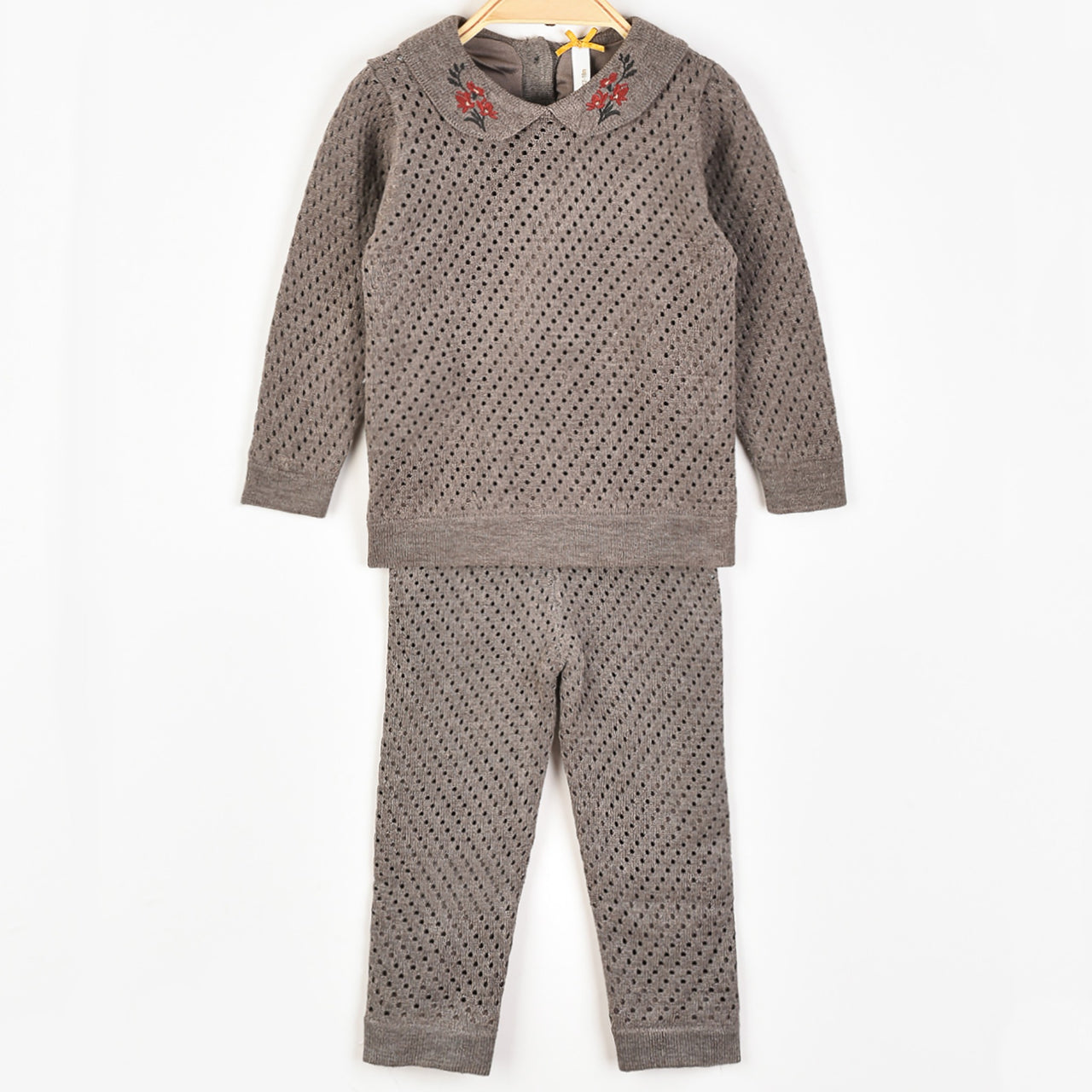 Floral Knit Baby Set