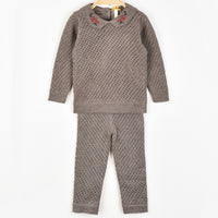 Floral Knit Baby Set